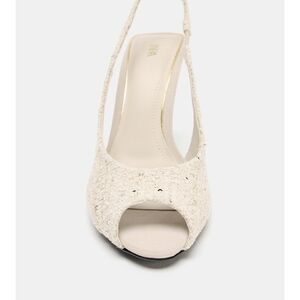 Zara Open Toe Slingback Heels
